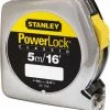 Stanley 0-33-158 Mètre Ruban Powerlock 5m/16' - 19mm -Outils de mesure et de marquage Soldes 0 33 158 metre ruban powerlock 5m 16 19mm