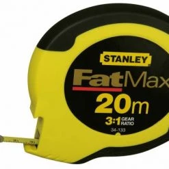 Stanley Décamètre 0-34-133 Arpenteur Fatmax 20m - 9.5mm Boîtier Fermé