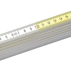 Stanley Mètre Pliant 0-35-458 Règle Pliante 2m - 15mm Jaune/Blanc