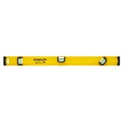Stanley 0-42-074 Niveau à Bulle I-Beam 600 Mm (3 Flacons)
