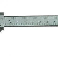 MIB Pied à Coulisse 01001002 Jauge à Coulisse "PRECISION" En Acier Inoxydable 150x40mm Avec Vis De Blocage En Coffret