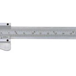 MIB Pied à Coulisse 01002007 Vernier "ECONOMY" WS 150x40mm Avec Vis De Blocage, Chromé Mat En Coffret