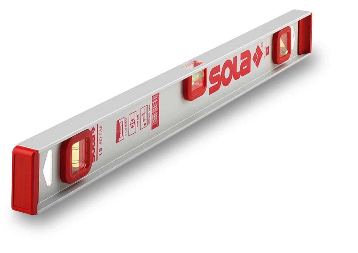 Sola 01254801 I560 Niveau à Bulle En Aluminium 60cm (3 Flacons) 3 Sola 01254801 I560 Niveau à Bulle En Aluminium 60cm (3 Flacons)