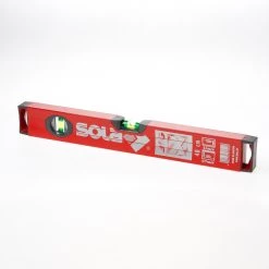 Sola 01371101 BIGX80 Niveau à Bulle En Aluminium Profil X 80 Cm (2 Flacons)