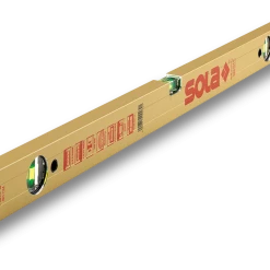 Sola 01823101 AZM380 Niveau à Bulle En Aluminium 80cm Magnétique (3 Fioles)