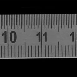 MIB 07074082 Règle En Acier Inoxydable 300x13x0,5mm