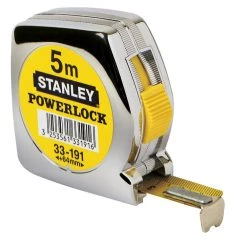 Stanley Mètre Ruban 1-33-195 Mesure 5M X 25 Mm Powerlock Classic Abs -Outils de mesure et de marquage Soldes 1 33 195 mesure 5m x 25 mm powerlock classic abs 4
