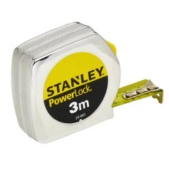 Stanley Mètre Ruban 1-33-218 Mesure 3M X 12,7 Mm Powerlock Classic Metal