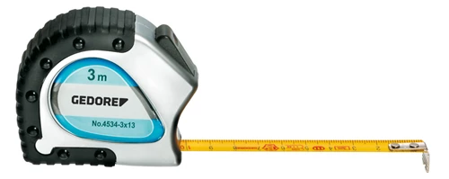 Gedore 66979204534-3x16 Mètre Ruban 3 M 3 Gedore 66979204534-3x16 Mètre Ruban 3 M