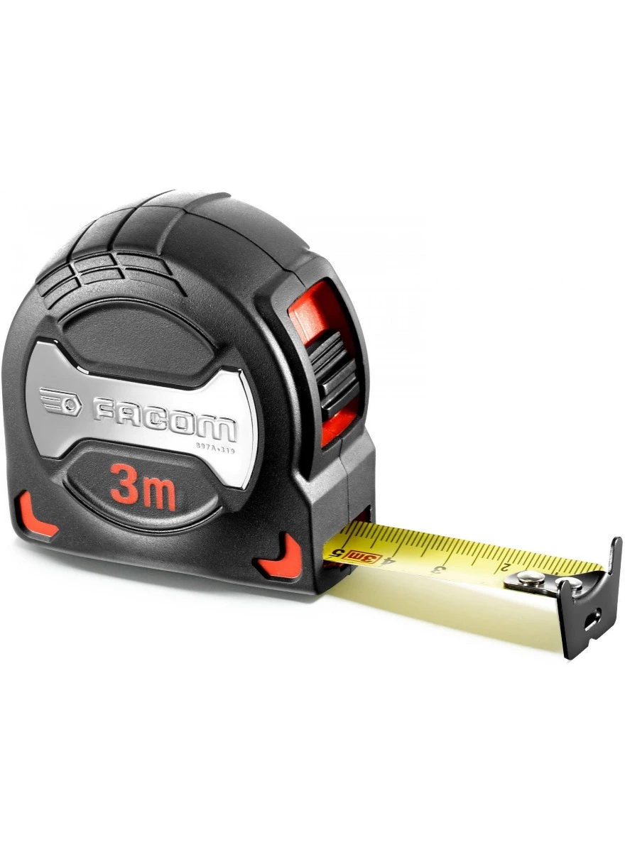 Facom 897A.319PB Mètre Ruban Avec Boîtier à Poignée 3 Mtr. 3 Facom 897A.319PB Mètre Ruban Avec Boîtier à Poignée 3 Mtr.