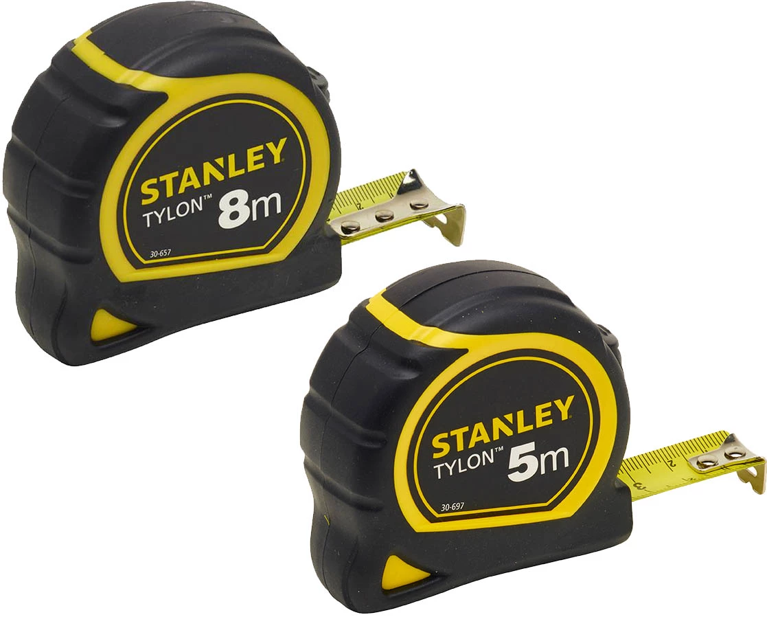 Stanley Mètre Ruban Tylon 5m + 8m 3 Stanley Mètre Ruban Tylon 5m + 8m