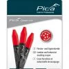 Pica Marqueur/crayon PI59040 590/40 Crayon De Marquage Rouge 12 Pcs. -Outils de mesure et de marquage Soldes pi59040 590 40 crayon de marquage rouge 12 pcs