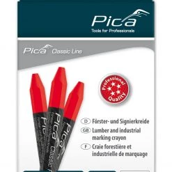 Pica Marqueur/crayon PI59040 590/40 Crayon De Marquage Rouge 12 Pcs.