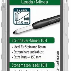 Pica Marqueur/crayon PI6055 6055 BIG Dry Refill Stone Pencil 10H