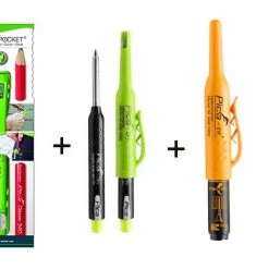 Marqueur/crayon PICASET - Pocket 505/01 2 Crayons Avec Taille-crayon + 3030 Crayon De Marquage à Sec + 150/46 Stylo Marqueur à Trous Profonds